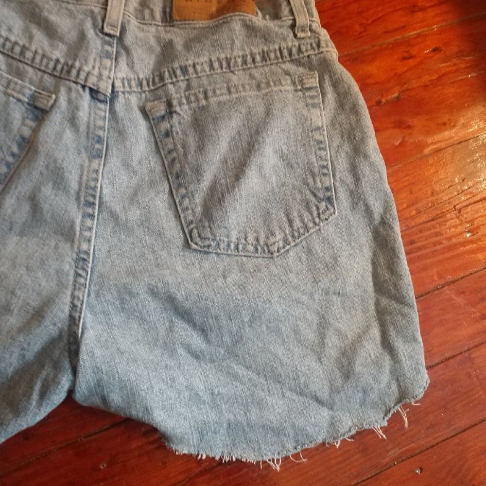 High Rise Denim Riders Shorts - Picture 7 of 8